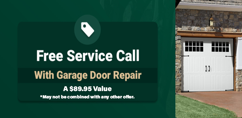 Free Service Call with Garage Door Repair